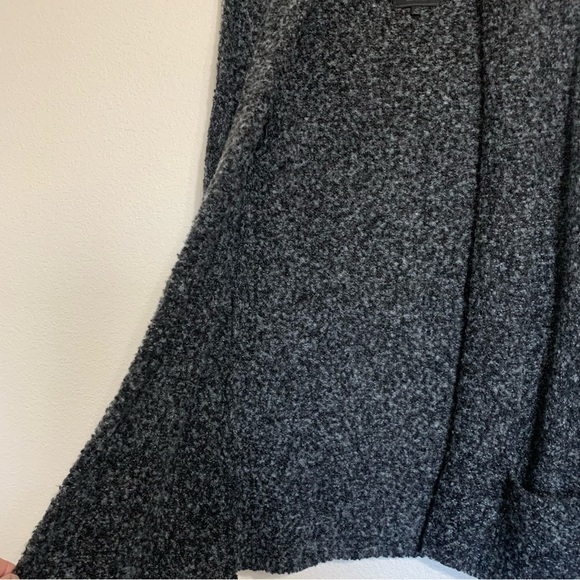 Mary Made In Italy Alpaca Wool Blend Open Front Cardigan Sweater - Picture 2 of 10